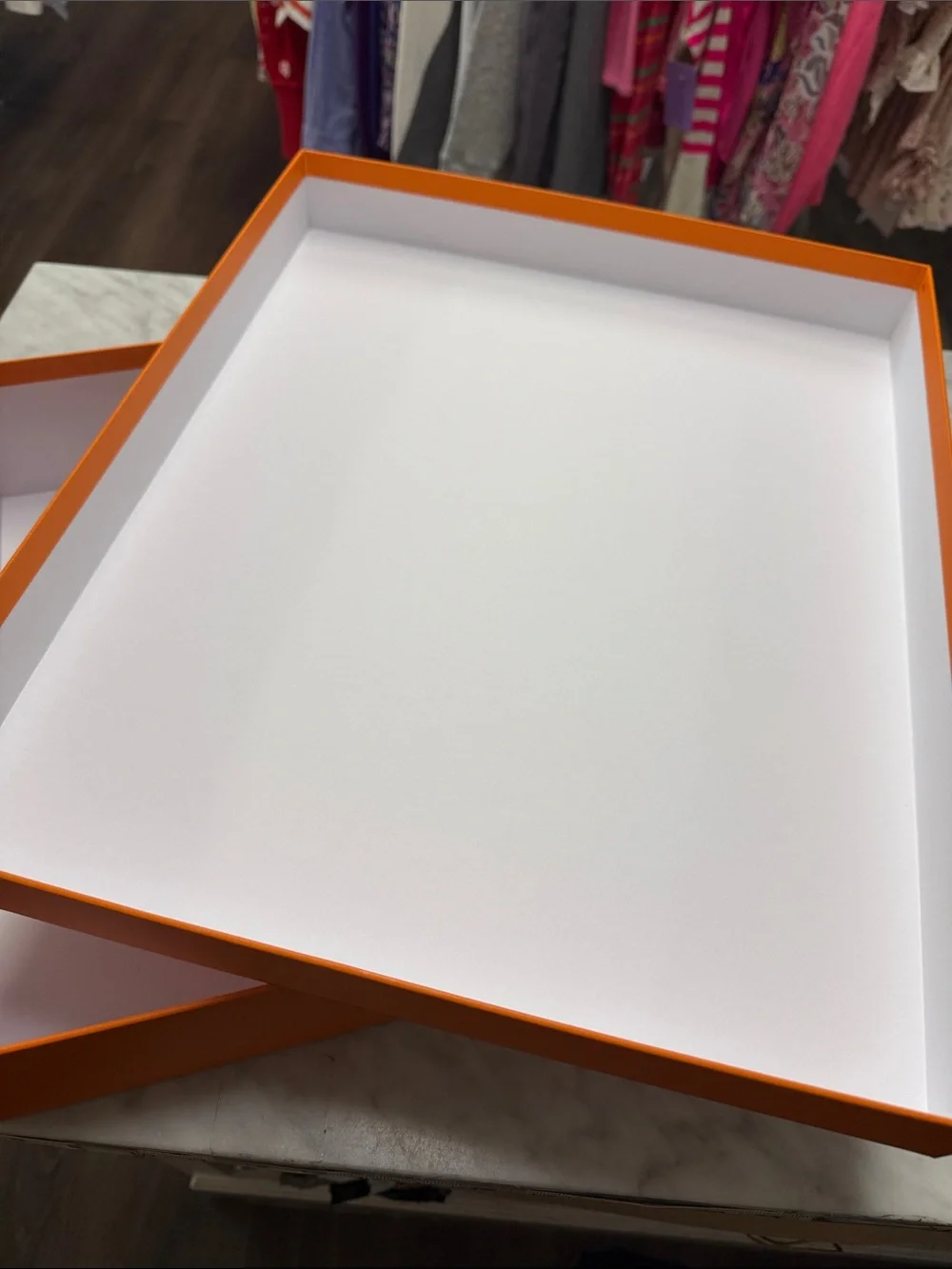 Hermes Box Storage Box Designer Box Decoration with Ribbon